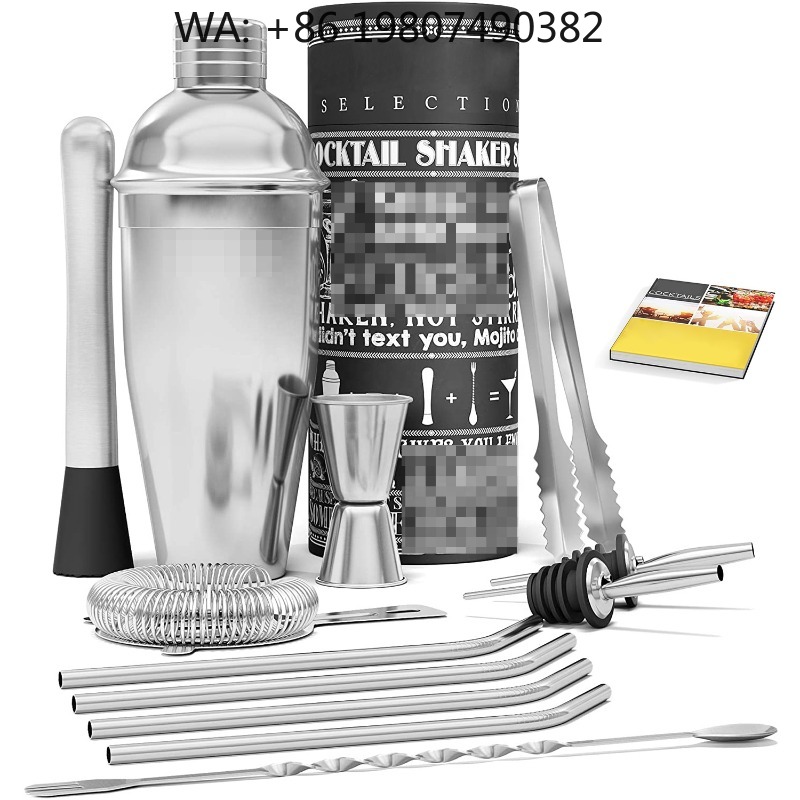 Bar Spoon Twisted - Perlengkapan Pencampur Minuman Dasar, 13Pcs Peralatan
