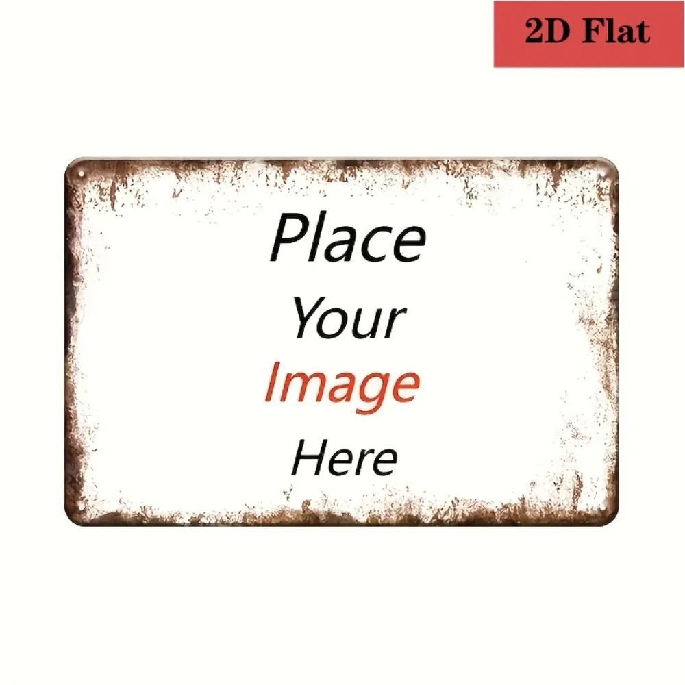 Home Bar And Restaurant - 8×12 Inci Plakat Logam Dapat Disesuaikan