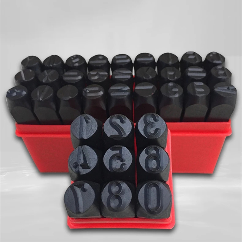 Bar Cart Gold - Kit stempel baja Aloi cap nomor