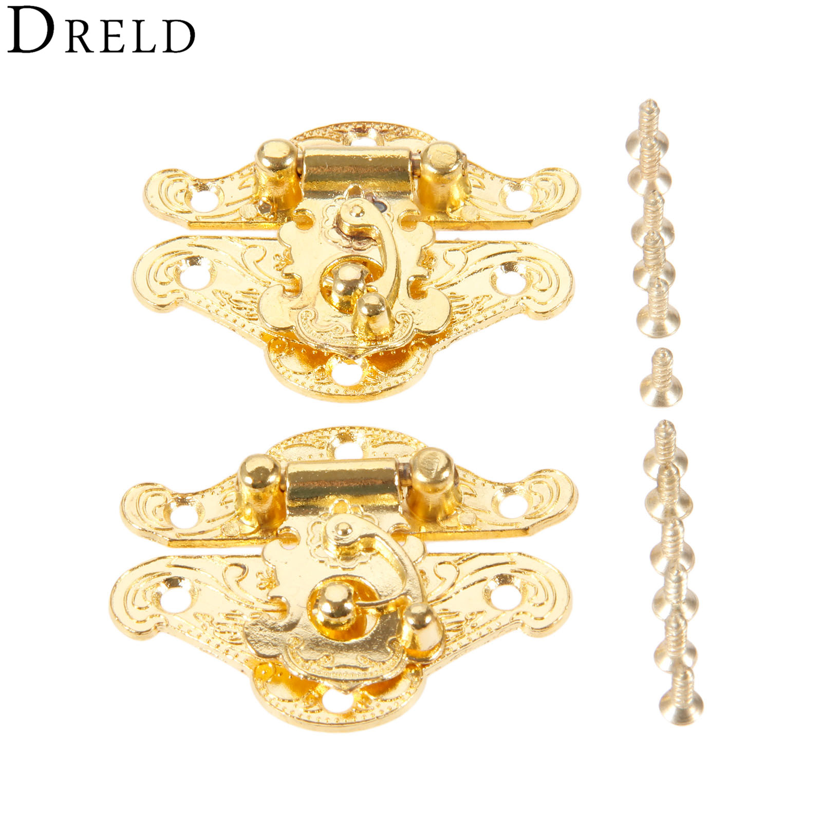 Bar Cart Gold - Drold 2 Buah Grendel Box Emas