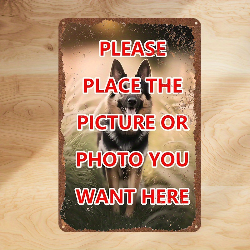 Home Bar Signs - 1PC Papan Logam Datar 2D Personalisasi