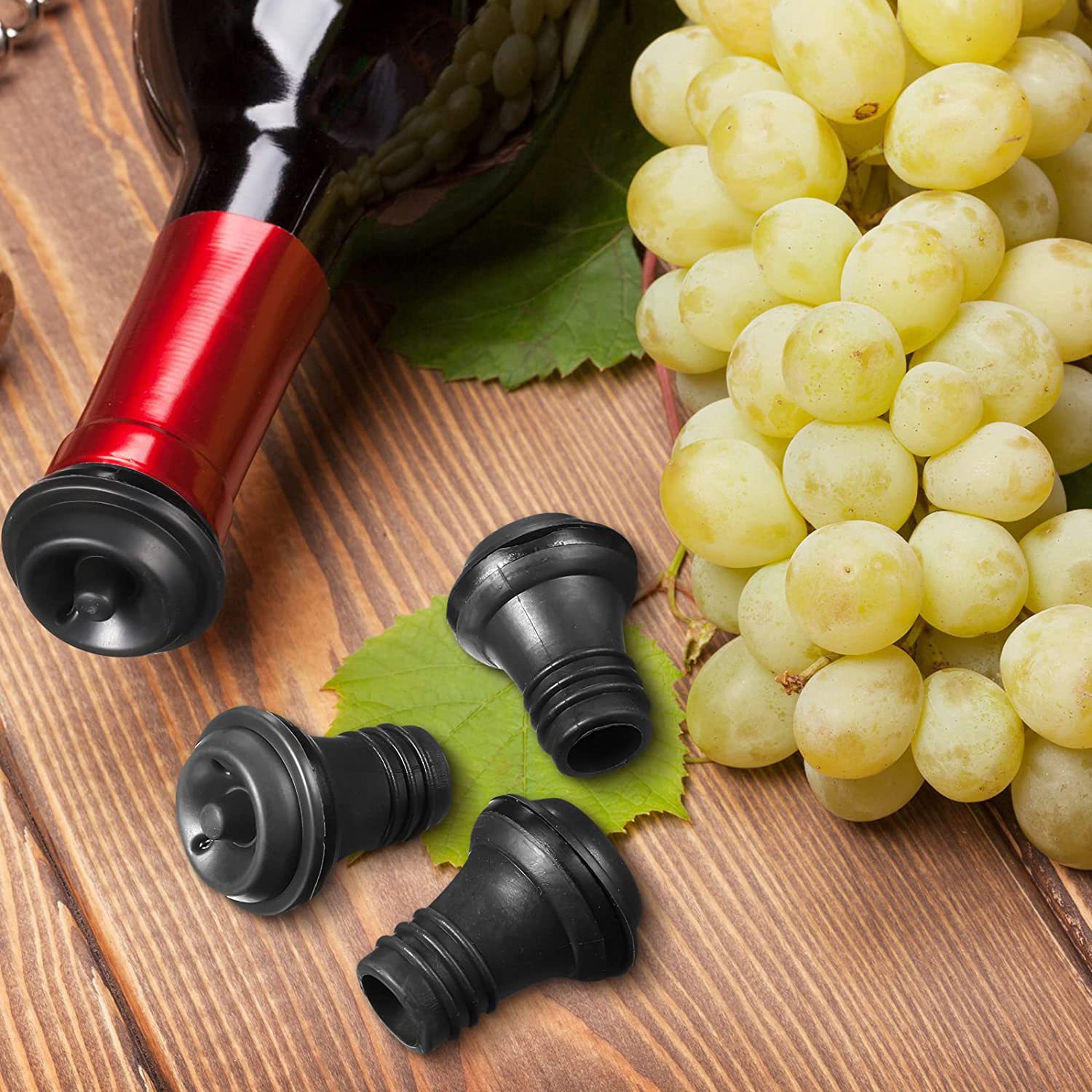 Wine Preservation Pump - Pompa Vakum Anggur Manual, Penutup Vakum