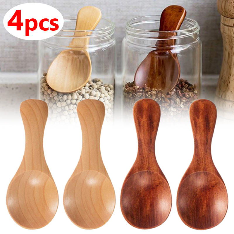 Ice Pick Pick - Sendok kayu Mini perlengkapan makan anak,