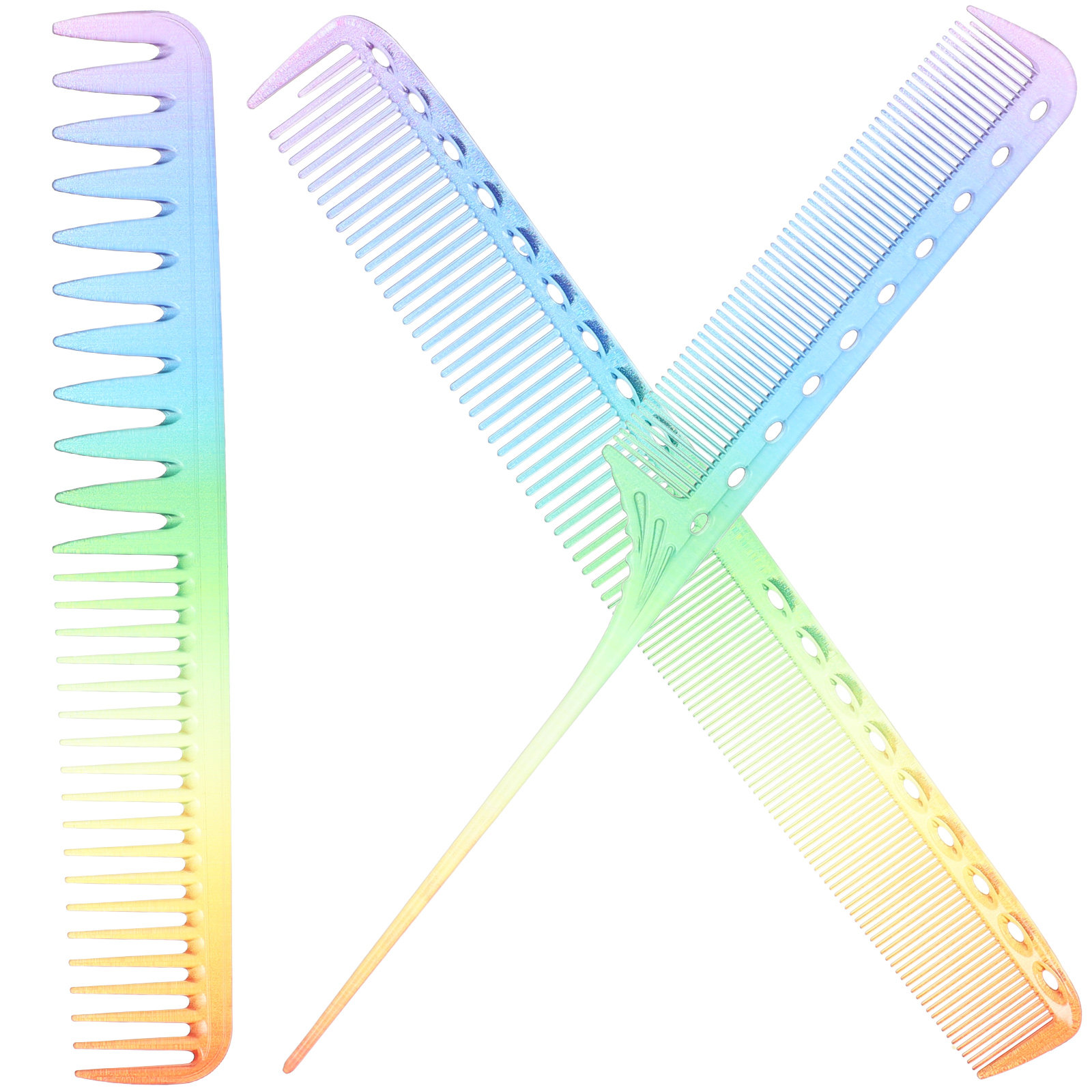 Home Barber - 3Pcs Sisir Potong Rambut Salon Tukang