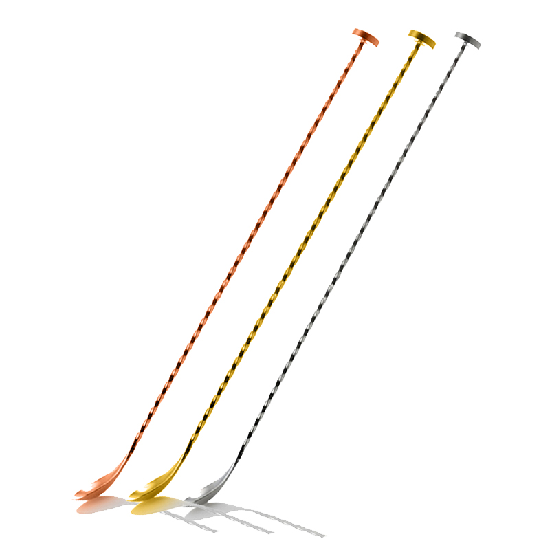 Bar Spoon Twisted - Gratis Pengiriman 40Cm Sendok Koktail Baja