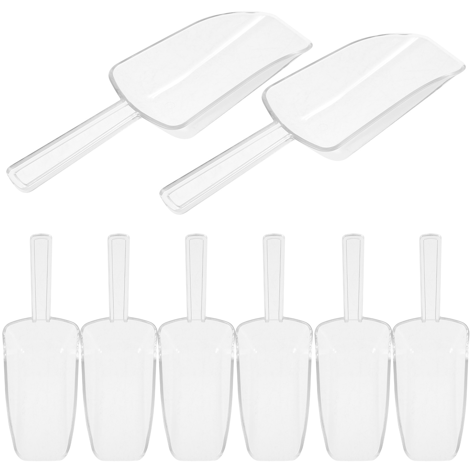 Ice Pick Pick - 8 Buah Sendok Makanan Mini Plastik