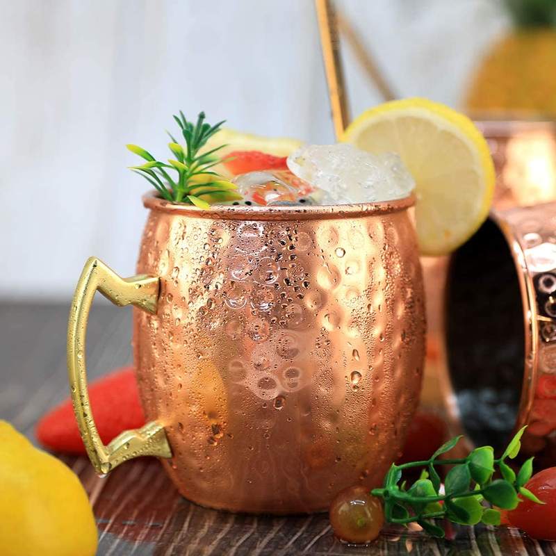Mule Copper Mug - Mug Mule Stainless Steel Berlapis Tembaga