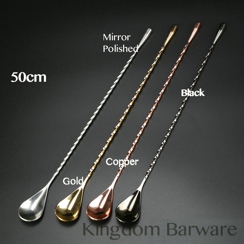 Bar Spoon Twisted - Sendok Bar Koktail 50Cm 304 Alat