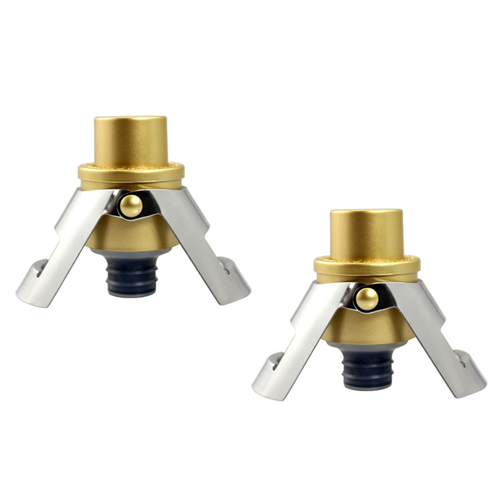 Wine Preservation Pump - 2Pcs Penutup Botol Stainless Steel dengan