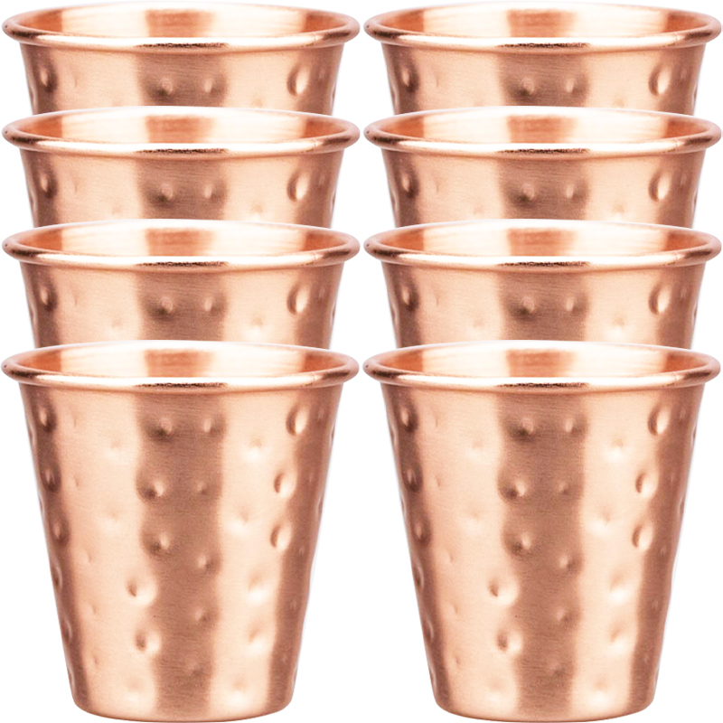 Mule Copper Mug - 6cs 8Pcs Cangkir Tembaga Baru 100%