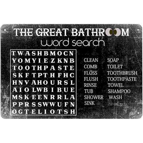 Home Bar Word - Papan Tanda Logam Lucu untuk Kamar