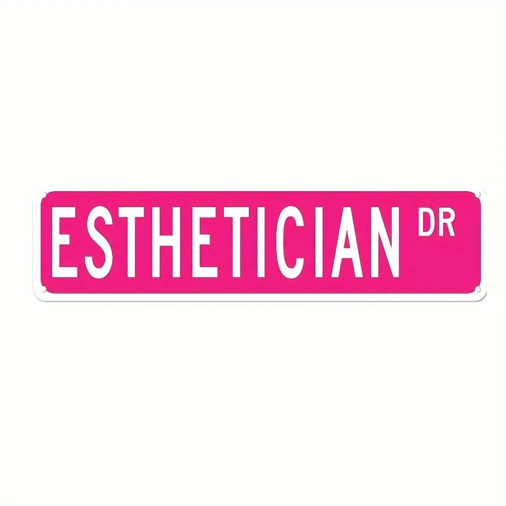 Home Bar Signs - Papan Logam Gaya Jalanan Vintage Pink