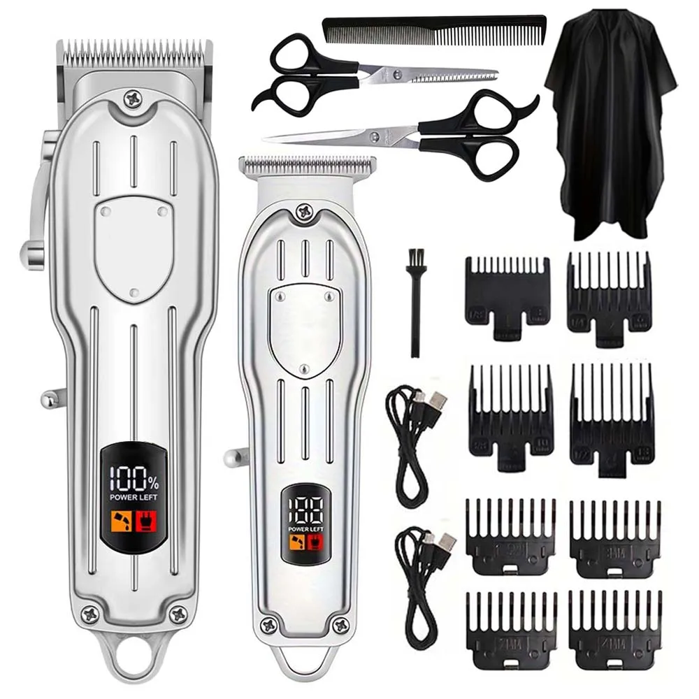 Home Barbershop - Alat Cukur Rambut Elektrik Layar Digital