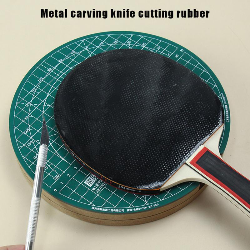 Bar Mat Rubber - Set Alat Pemotong Karet Tenis Meja