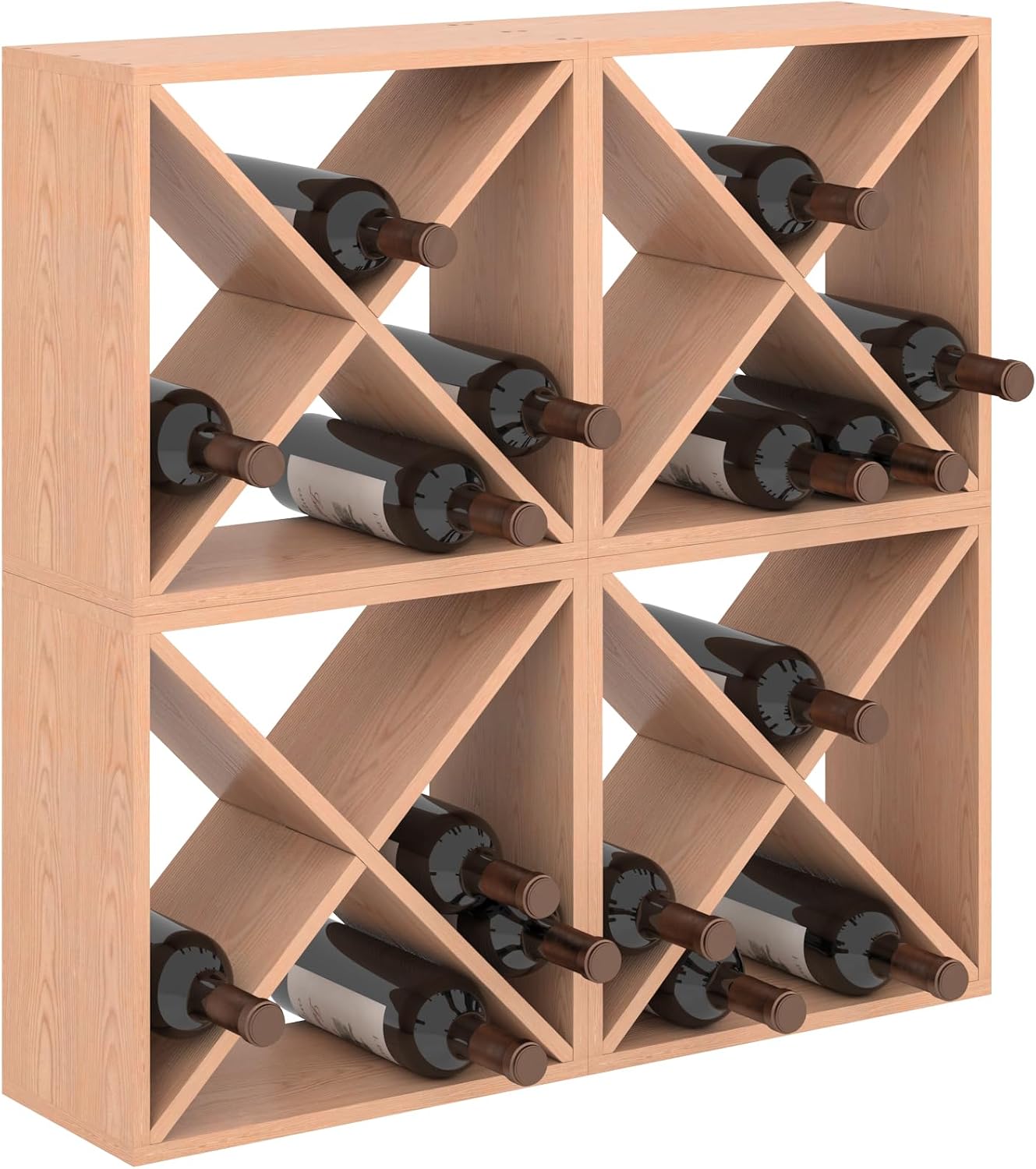 Home Bar Shelf - Rak Anggur 96 Botol, Penyimpanan Anggur