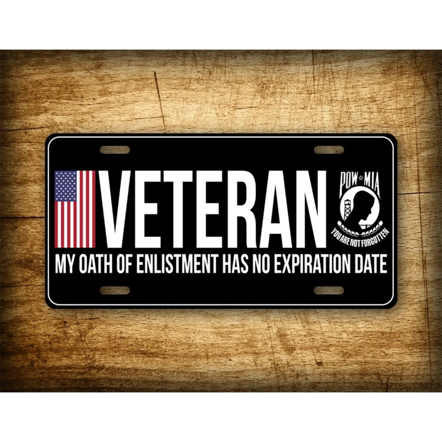 Home Bar Signs - 1 Buah Tanda Logam Militer Veteran