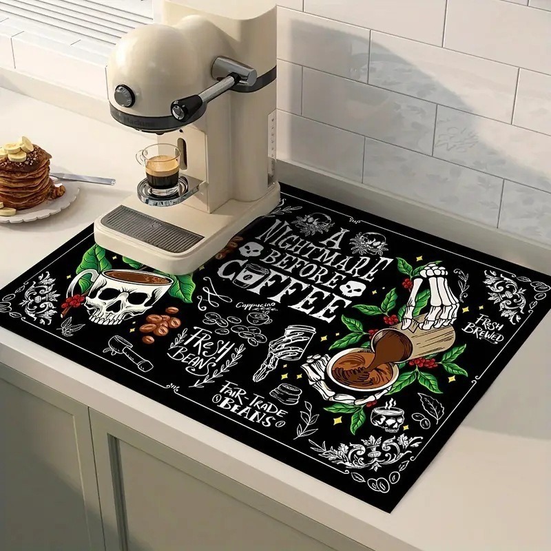 Alas Kopi Penyerap Air, Alas D - Bar Mat Rubber ulasan dan harga