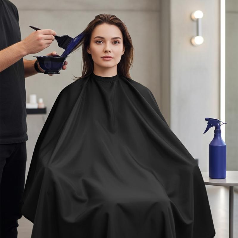 Jubah Potong Rambut Tahan Air  - Home Barber ulasan dan harga