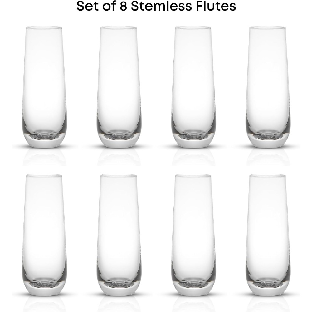 Set 8 Gelas Champagne Tanpa Ta - Highball Glass Set ulasan dan harga