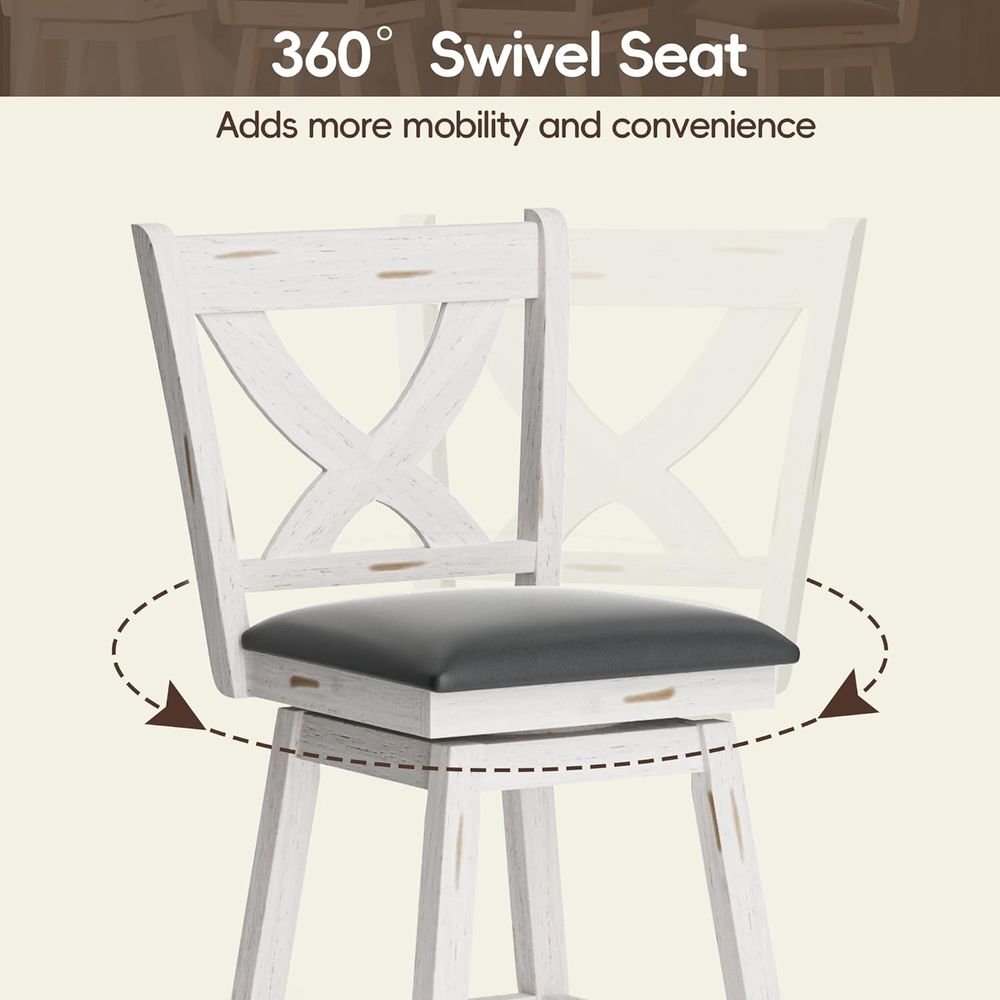 Set Kursi Bar Putar 2 Buah, Ti - Home Bar Stools ulasan dan harga