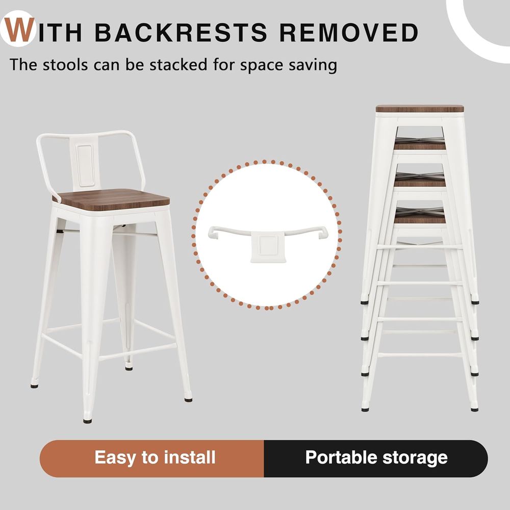 Set Kursi Bar 26 Inci (4 Buah) - Home Bar Stools ulasan dan harga