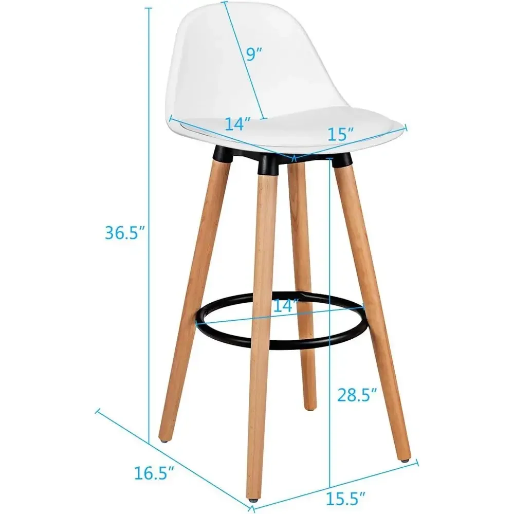 Set 4 Kursi Bar dengan Jok Kul - Home Bar Stools ulasan dan harga