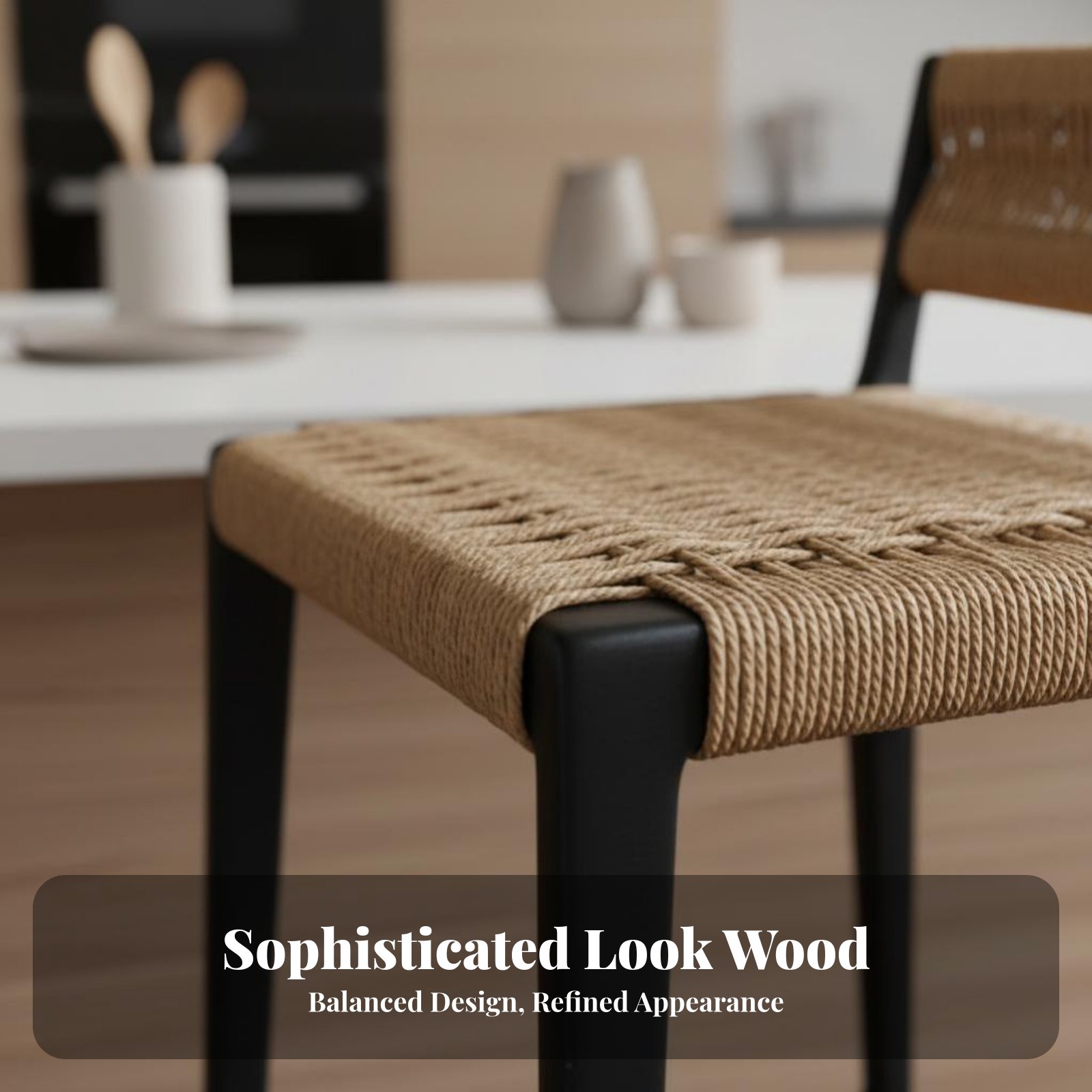 Kursi Tinggi Anyaman Tali deng - Home Bar Stools ulasan dan harga