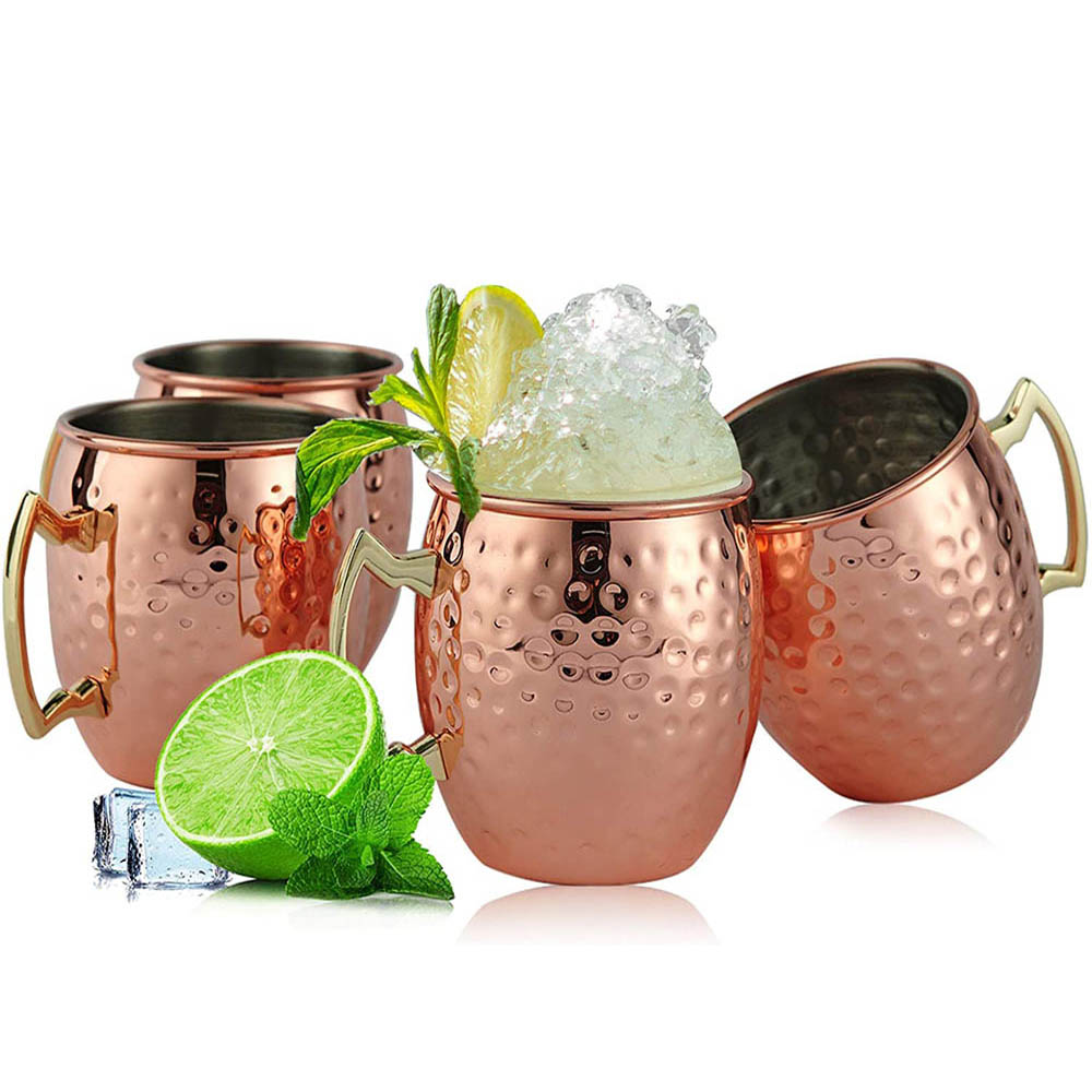 2 Buah 100% Buatan Tangan 18Oz - Mule Copper Mug ulasan dan harga