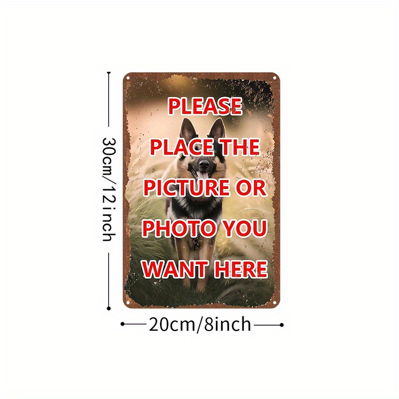 1PC Papan Logam Datar 2D Perso - Home Bar Signs ulasan dan harga