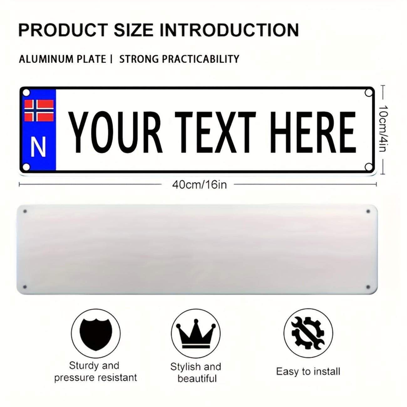 Papan Logam Vintage Norwegia K - Home Bar Signs ulasan dan harga