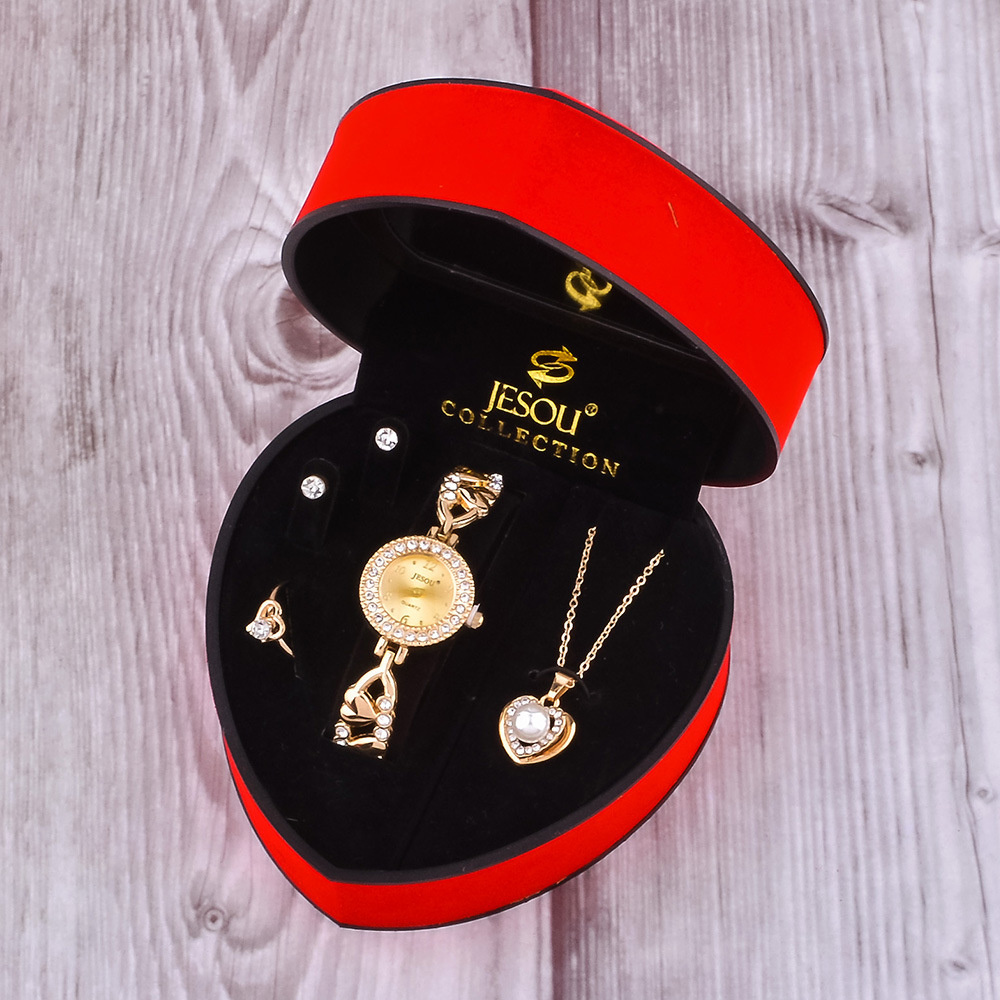 Set Jam Tangan Gelang Wanita B - Bar Cart Gold ulasan dan harga