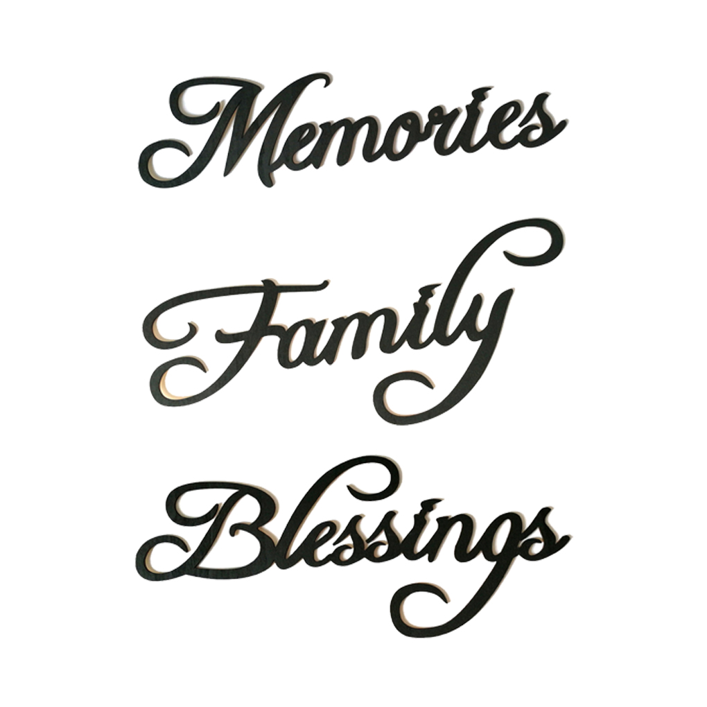 Stiker dinding kayu huruf berk - Home Bar Word ulasan dan harga