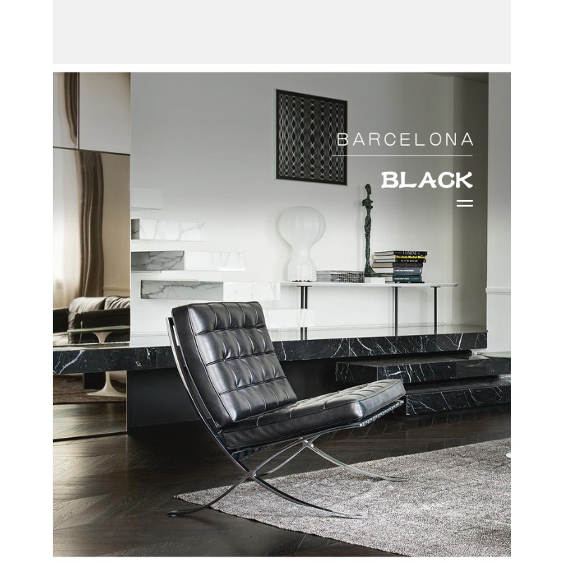 Kursi Barcelona Kulit, Kursi S - Home Barcelona ulasan dan harga