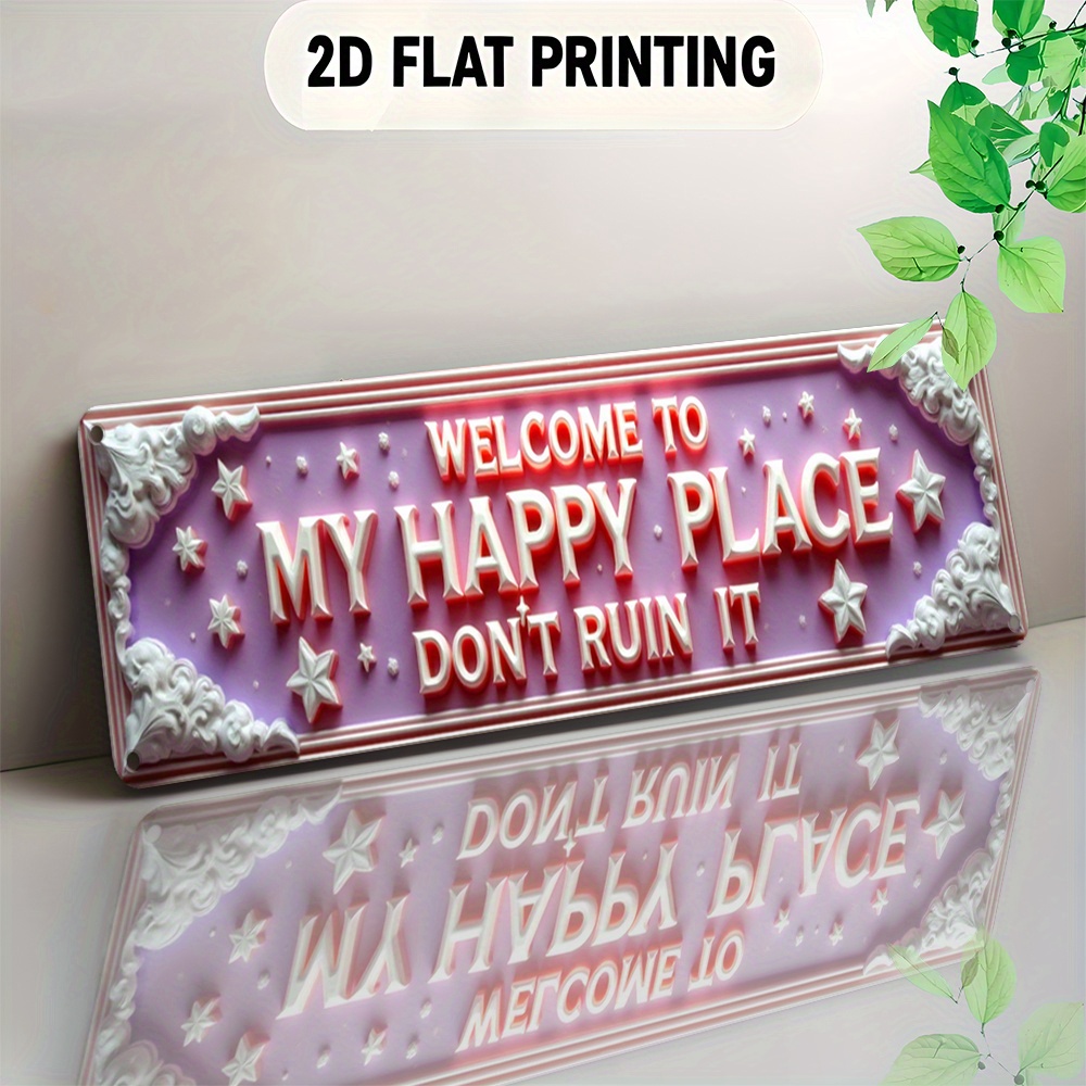 Papan Tanda Logam 2D, Aluminiu - Home Bar Word ulasan dan harga