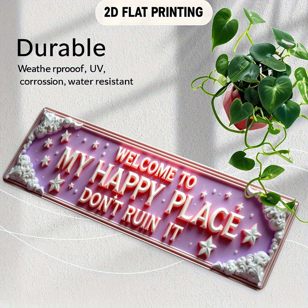 Papan Tanda Logam 2D, Aluminiu - Home Bar Word ulasan dan harga