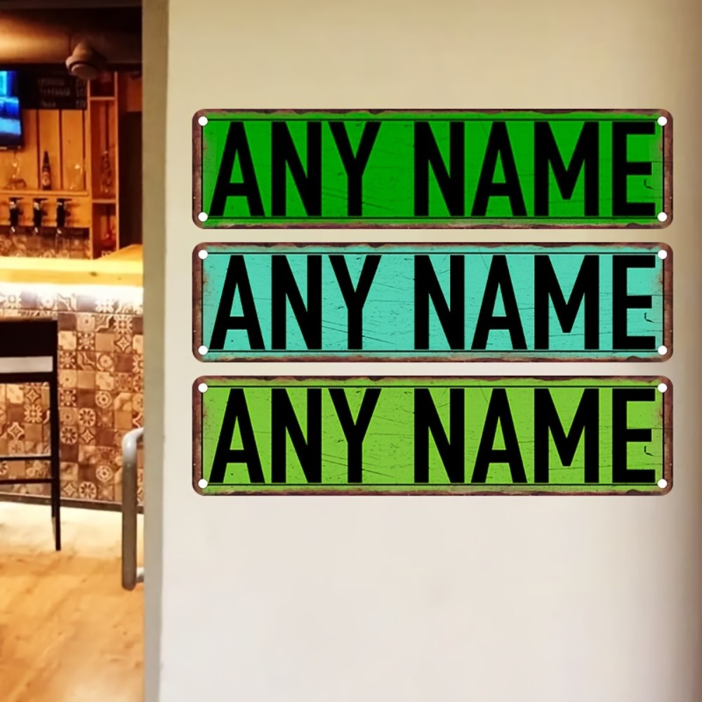 Papan Nama Jalan Aluminium Kus - Home Bar Signs ulasan dan harga