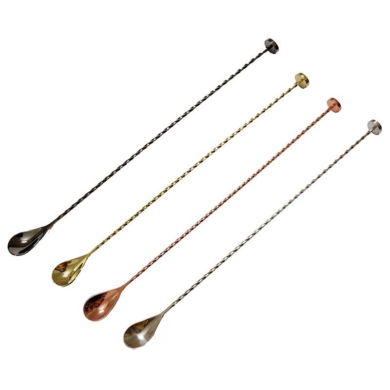 Gratis Pengiriman 40Cm Sendok  - Bar Spoon Twisted ulasan dan harga