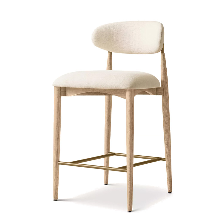 Kursi Bar Kayu Gaya Nordik Bar - Home Bar Stools ulasan dan harga