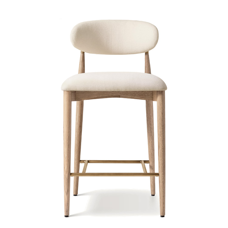Kursi Bar Kayu Gaya Nordik Bar - Home Bar Stools ulasan dan harga