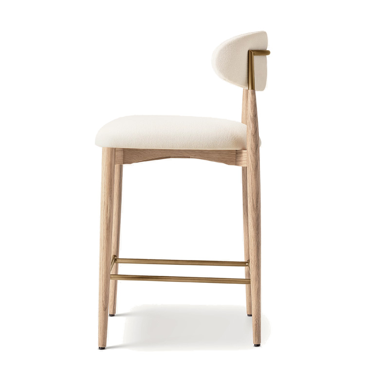 Kursi Bar Kayu Gaya Nordik Bar - Home Bar Stools ulasan dan harga