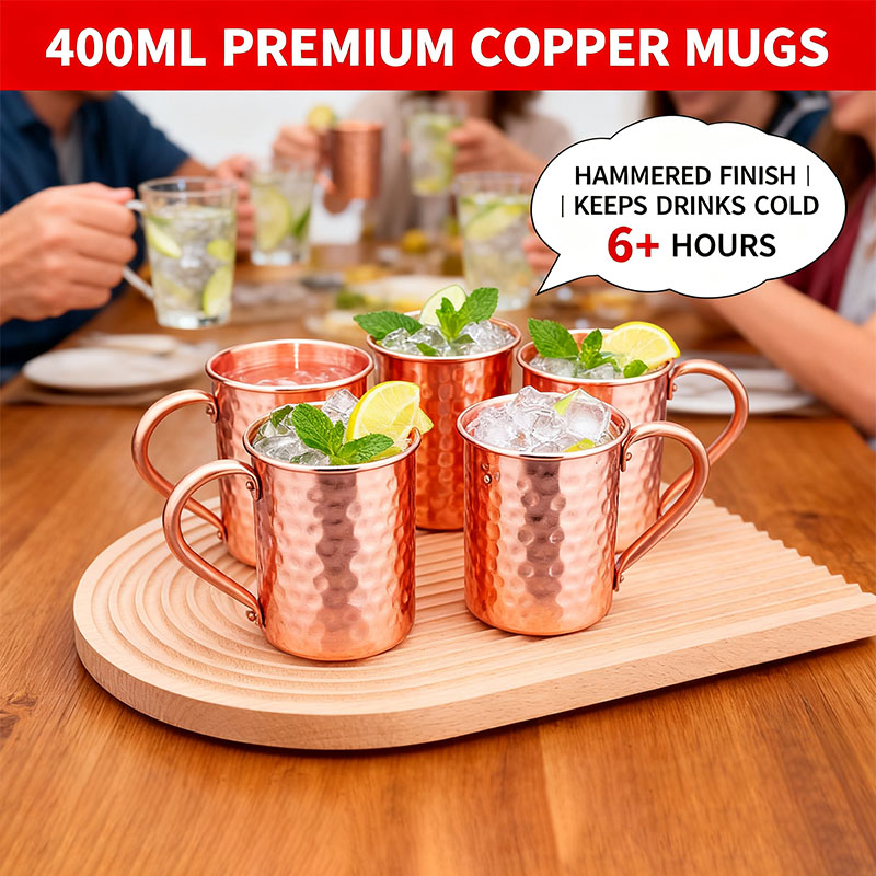 Cangkir Tembaga Baru 100% Murn - Mule Copper Mug ulasan dan harga