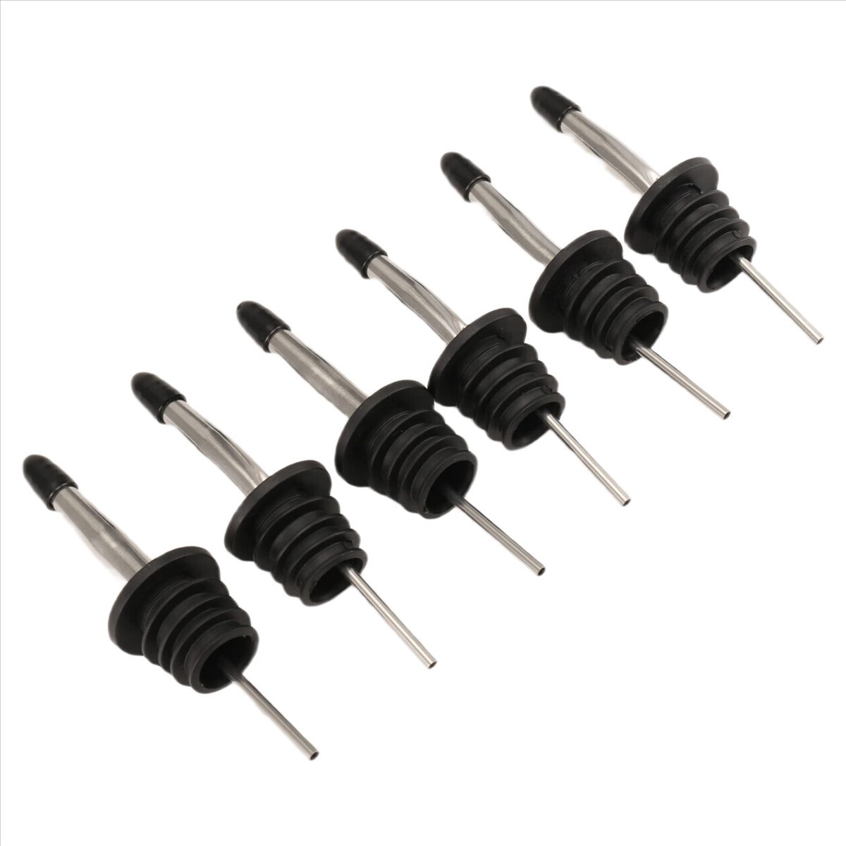 6Pcs Corong Tuang Stainless St - Speed Pourer Cap ulasan dan harga
