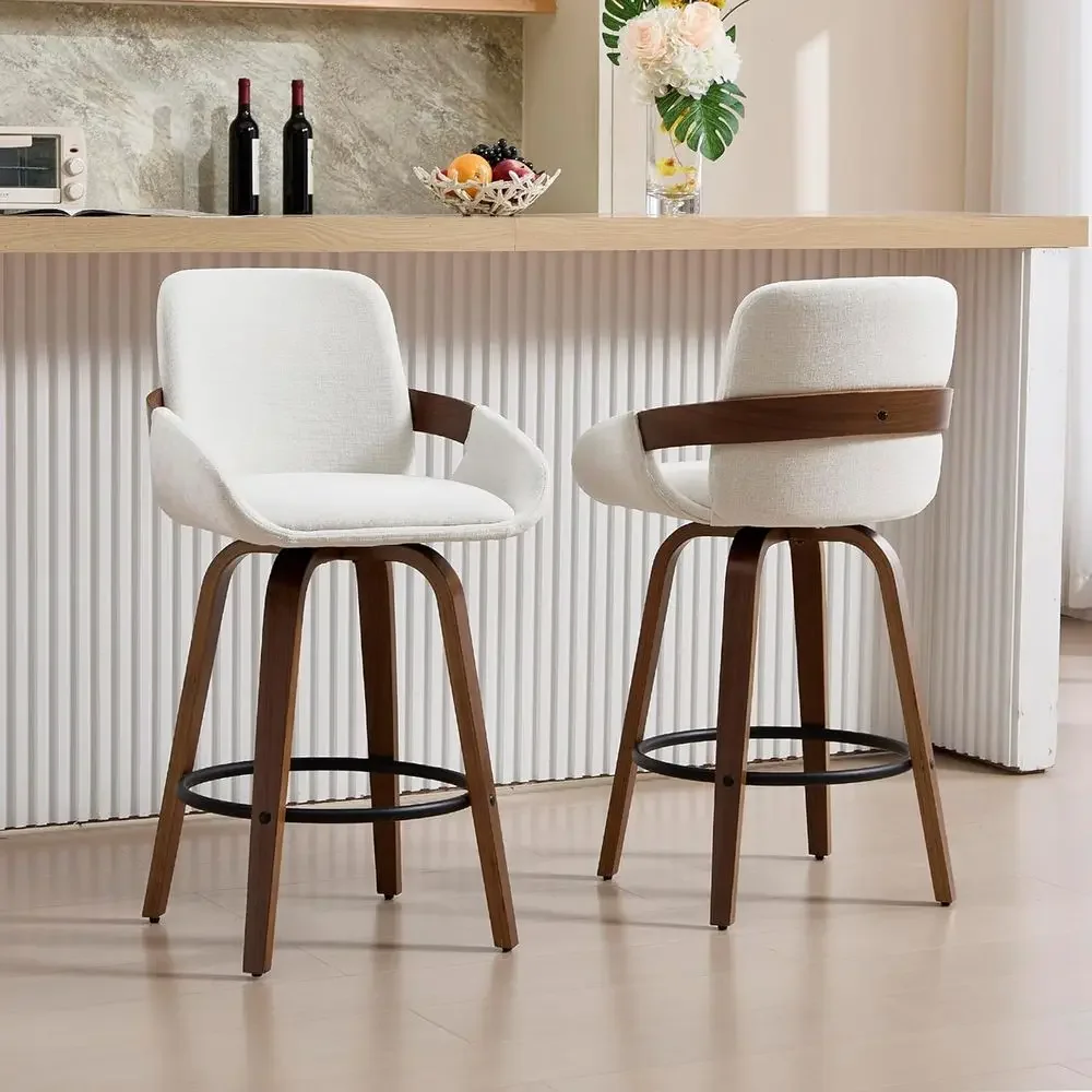 Kursi Bar Putar Berbahan Kain  - Home Bar Stools ulasan dan harga