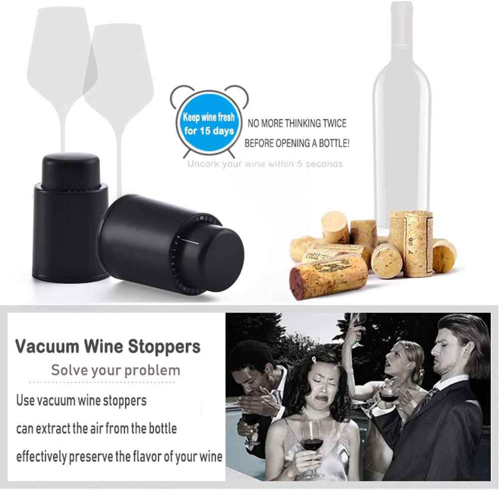 Penyumbat botol anggur vakum,  - Wine Preservation Pump ulasan dan harga