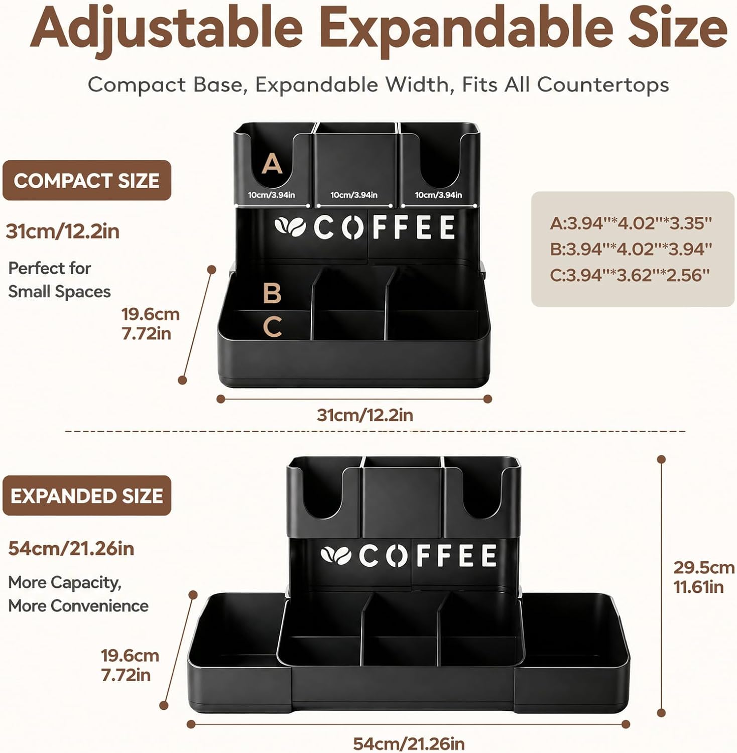 Organizer Stasiun Kopi 2 Tingk - Home Bar Setup ulasan dan harga