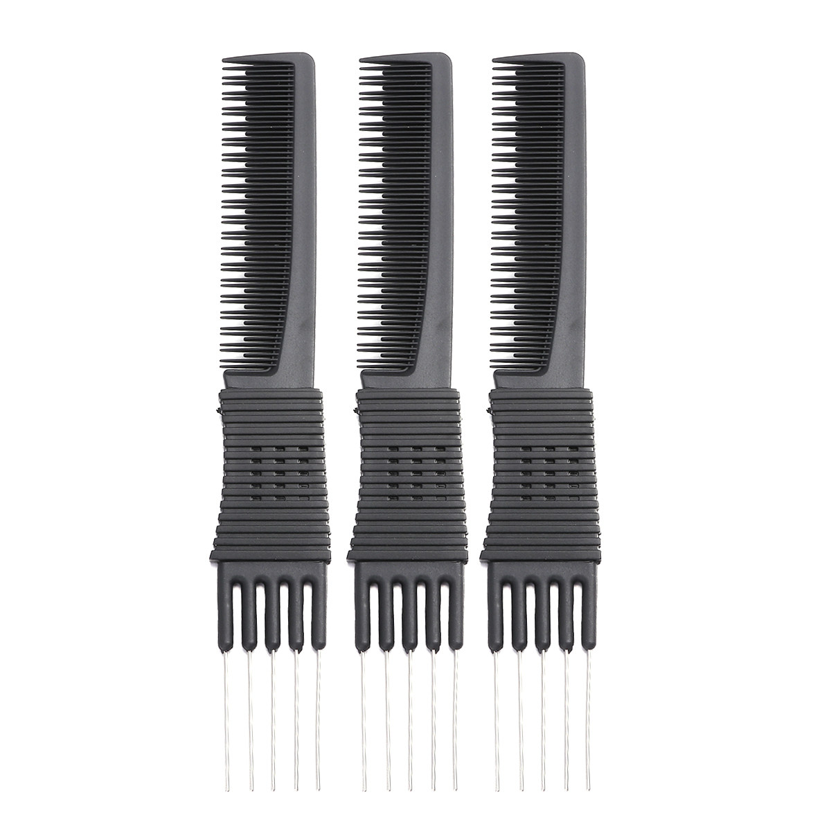 3Pcs Sisir Rambut Plastik Hita - Home Barber ulasan dan harga
