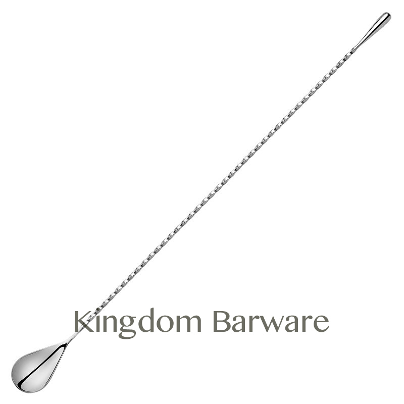 Sendok Bar Koktail 50Cm 304 Al - Bar Spoon Twisted ulasan dan harga