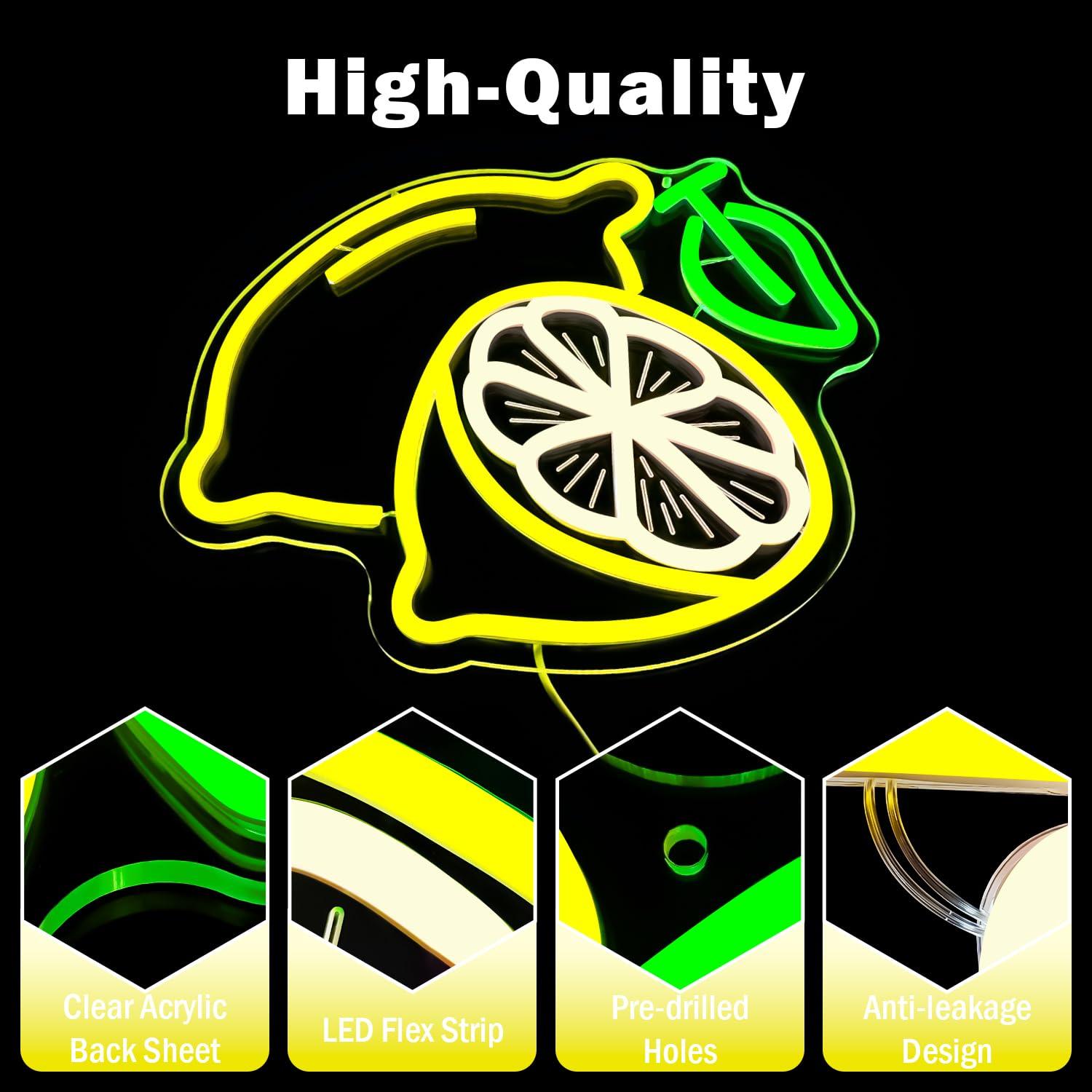 Lampu Neon LED Lemon yang Dapa - Home Bar Signs ulasan dan harga