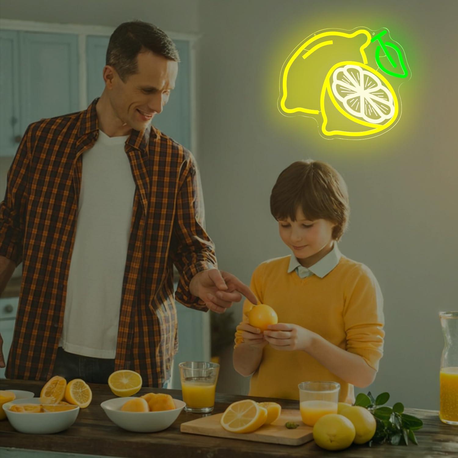 Lampu Neon LED Lemon yang Dapa - Home Bar Signs ulasan dan harga