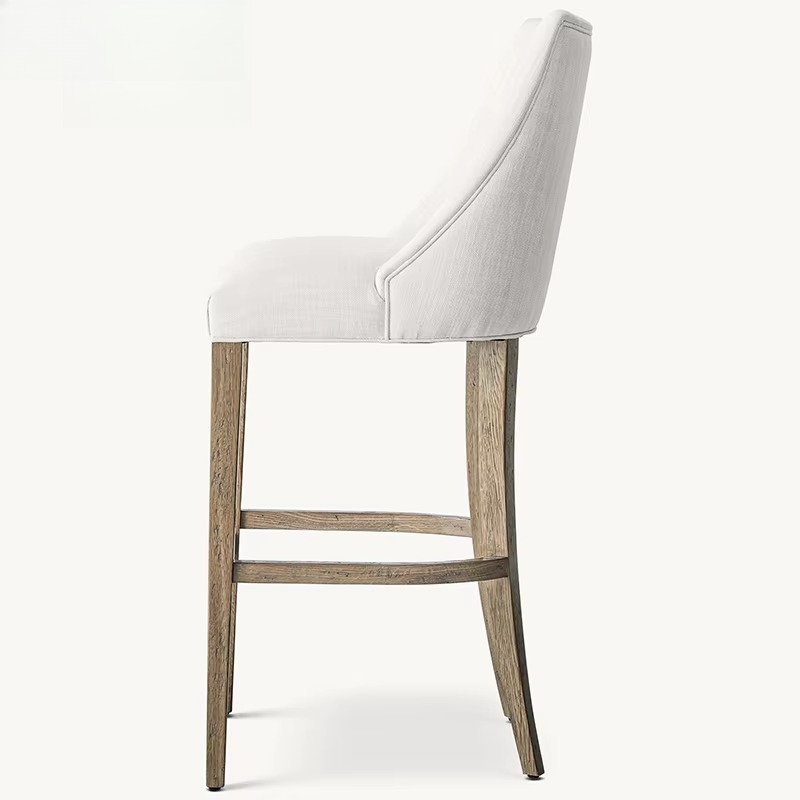 Kursi bar kayu solid mewah rin - Home Bar Stools ulasan dan harga